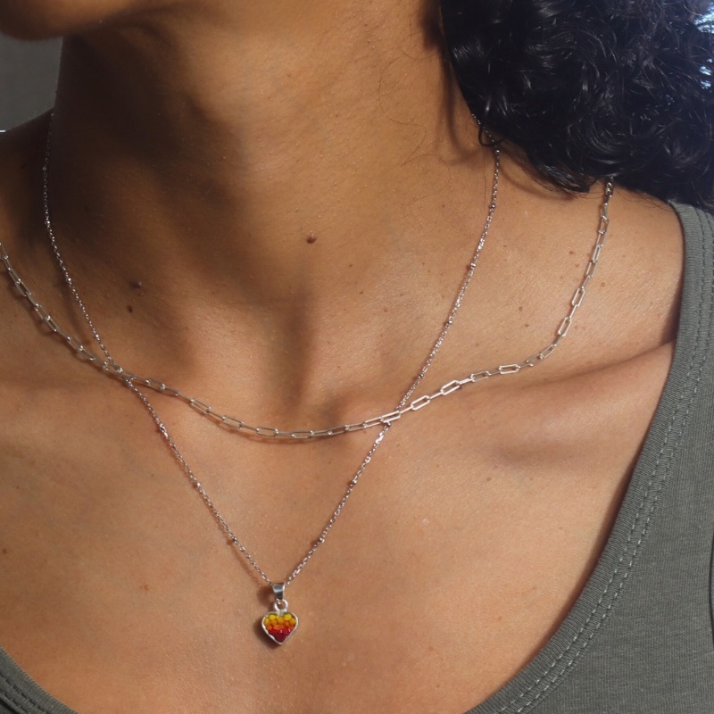 Fire Heart Necklace - Image 2